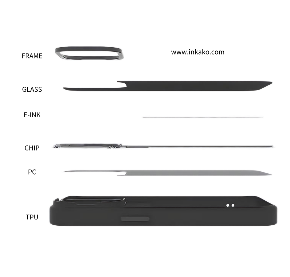 墨水屏手机壳结构